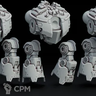 Описание картинки Saturnine Dreadnought от Tridax Forge по цене 100руб | Свободный Рынок Миниатюр - СРМ