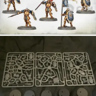 Описание картинки Stormcast Eternals Vindictors x 5 от Svarden по цене 100руб | Свободный Рынок Миниатюр - СРМ