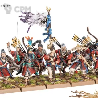 Описание картинки Peasant Levy 10 моделей с луками. Скан + базы от WastelandMiniatures по цене 700руб | Свободный Рынок Миниатюр - СРМ