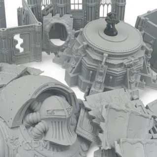 Описание картинки Много Террейна с Ошибками Печати от Terrain Print по цене 100руб | Свободный Рынок Миниатюр - СРМ