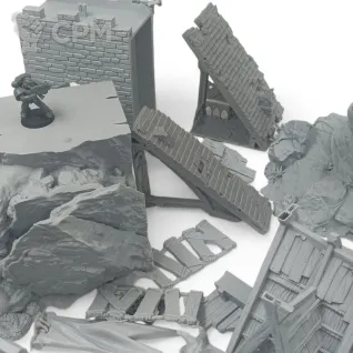 Описание картинки Много Террейна с Ошибками Печати от Terrain Print по цене 100руб | Свободный Рынок Миниатюр - СРМ
