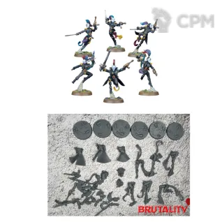 Описание картинки Harlequin Troupe от Бруталити по цене 600руб | Свободный Рынок Миниатюр - СРМ