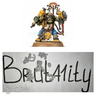 Описание картинки ORK MEK от Бруталити по цене 150руб | Свободный Рынок Миниатюр - СРМ