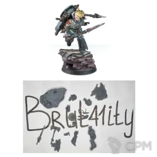Описание картинки Leman Russ, Primarch of the Space Wolves от Бруталити по цене 200руб | Свободный Рынок Миниатюр - СРМ
