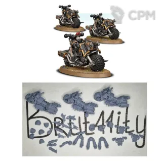 Описание картинки Chaos Bikers от Бруталити по цене 600руб | Свободный Рынок Миниатюр - СРМ