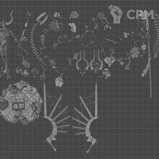 Описание картинки C'tan shard of the Void Dragon Скан. База в комплекте. от WastelandMiniatures по цене 700руб | Свободный Рынок Миниатюр - СРМ