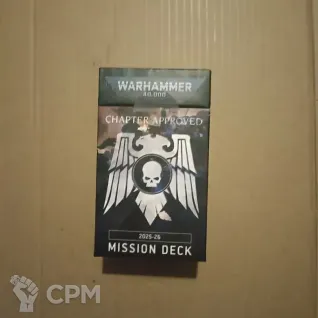 Описание картинки Chapter Approved Mission Deck 2025-2026 от Black Legion Hall по цене 1 000руб | Свободный Рынок Миниатюр - СРМ