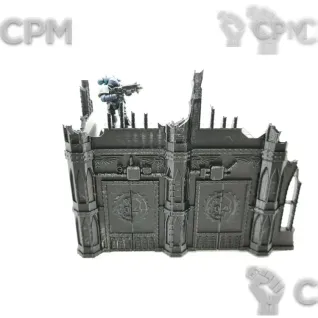 Описание картинки 2 этажная руина Mechanicus от Rev127 по цене 400руб | Свободный Рынок Миниатюр - СРМ