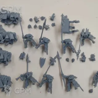 Описание картинки Bretonnia Royal Knights Pack. Highlands miniatures от Подземный человек по цене 700руб | Свободный Рынок Миниатюр - СРМ