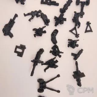 Описание картинки Mordian Iron Guard Heavy Weapons Team Full Pack от White Rhino по цене 100руб | Свободный Рынок Миниатюр - СРМ