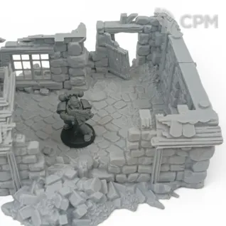 Описание картинки Таверна "Последний глоток" - Фэнтези Террейн от Terrain Print по цене 800руб | Свободный Рынок Миниатюр - СРМ