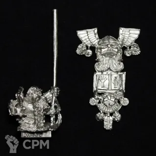 Описание картинки Миниатюра Warhammer Army Deal Dwarf Standard Bearer Limited Edition (2005) от FULL METAL по цене 200руб | Свободный Рынок Миниатюр - СРМ