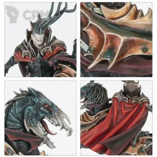 Описание картинки Vampire Lord on Nightmare Steed (2025) от WastelandMiniatures по цене 550руб | Свободный Рынок Миниатюр - СРМ