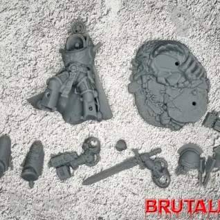 Описание картинки CAPTAIN IN TERMINATOR ARMOUR LEVIATHAN от Бруталити по цене 300руб | Свободный Рынок Миниатюр - СРМ
