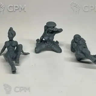 Описание картинки Девушки танкистки в стиле пинап Pinups Tank Girls NSFW от Подземный человек по цене 100руб | Свободный Рынок Миниатюр - СРМ