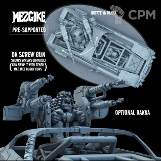 Описание картинки Mad Mez Buggy - Da Screw Farmer от Бруталити по цене 1 500руб | Свободный Рынок Миниатюр - СРМ