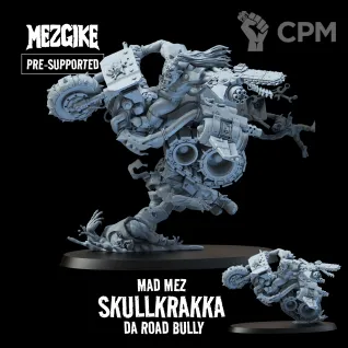 Описание картинки Mad Mez Skullkrakka от Бруталити по цене 900руб | Свободный Рынок Миниатюр - СРМ