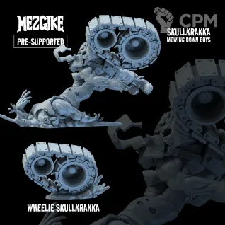 Описание картинки Mad Mez Skullkrakka от Бруталити по цене 900руб | Свободный Рынок Миниатюр - СРМ