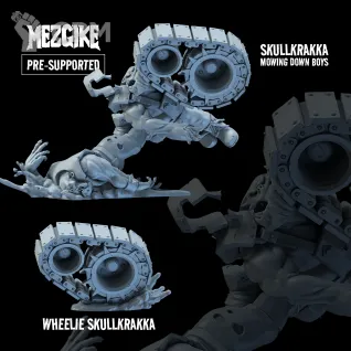 Описание картинки Mad Mez Skullkrakka от Бруталити по цене 900руб | Свободный Рынок Миниатюр - СРМ