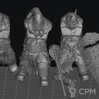 Описание картинки Bullgrin Chaos от Хитрый гретчин  по цене 400руб | Свободный Рынок Миниатюр - СРМ