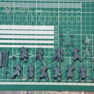 Описание картинки Empire Wolf Knights on foot от Recruiter по цене 550руб | Свободный Рынок Миниатюр - СРМ