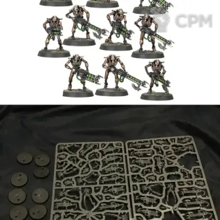 Описание картинки Necron Warriors x 10 от Svarden по цене 100руб | Свободный Рынок Миниатюр - СРМ