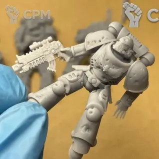 Описание картинки Dead Primaris Мертвые примарисы от Подземный человек по цене 200руб | Свободный Рынок Миниатюр - СРМ