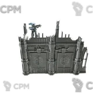 Описание картинки 2 этажная руина Mechanicus от Rev127 по цене 400руб | Свободный Рынок Миниатюр - СРМ