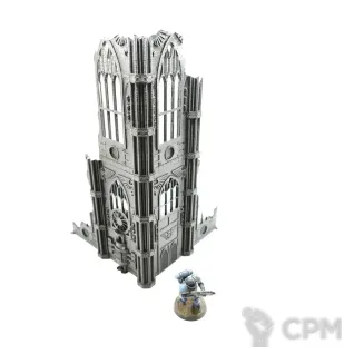 Описание картинки Высокая 2 этажная руина от Rev127 по цене 400руб | Свободный Рынок Миниатюр - СРМ