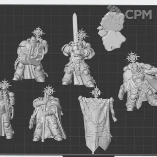 Описание картинки Imperial Fist Combat Patrol от White Rhino по цене 100руб | Свободный Рынок Миниатюр - СРМ