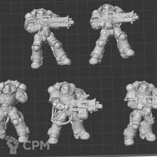 Описание картинки Imperial Fist Combat Patrol от White Rhino по цене 100руб | Свободный Рынок Миниатюр - СРМ