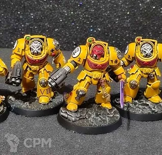 Описание картинки Terminator squad + покрас от No1se knight по цене 800руб | Свободный Рынок Миниатюр - СРМ