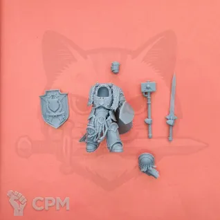 Описание картинки Praetor in Indomitus Terminator Armor от  по цене 100руб | Свободный Рынок Миниатюр - СРМ
