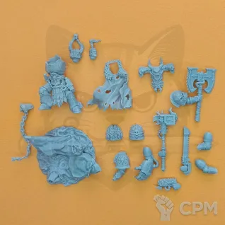 Описание картинки Chaos Lord with chain labris от  по цене 100руб | Свободный Рынок Миниатюр - СРМ