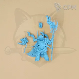 Описание картинки Bearers Chaos Sorcerer in demonic armor от  по цене 100руб | Свободный Рынок Миниатюр - СРМ