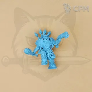 Описание картинки Chaos Champion with mace and plasma pistol от  по цене 100руб | Свободный Рынок Миниатюр - СРМ