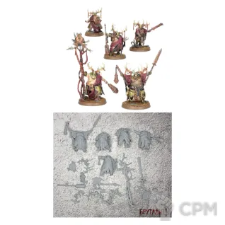 Описание картинки Putrid Blightkings от Бруталити по цене 600руб | Свободный Рынок Миниатюр - СРМ
