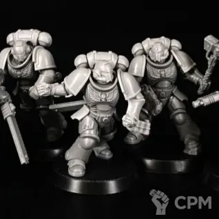 Описание картинки Assault intercessors squad + покрас от No1se knight по цене 600руб | Свободный Рынок Миниатюр - СРМ