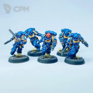 Описание картинки Assault intercessors squad + покрас от No1se knight по цене 600руб | Свободный Рынок Миниатюр - СРМ