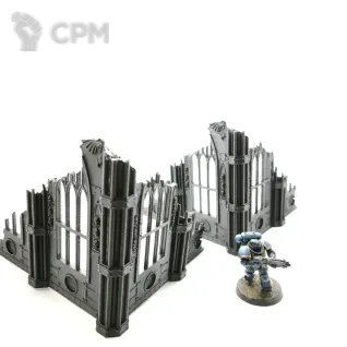 Описание картинки Стены 40k (2 шт) от Rev127 по цене 300руб | Свободный Рынок Миниатюр - СРМ