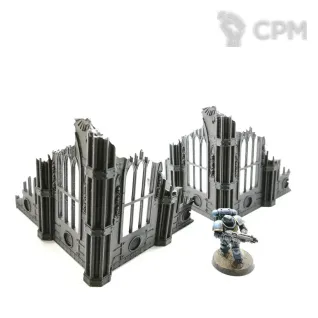 Описание картинки Стены 40k (2 шт) от Rev127 по цене 300руб | Свободный Рынок Миниатюр - СРМ