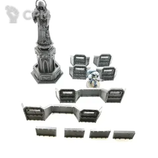 Описание картинки Cтатуя + aegis defence line от Rev127 по цене 400руб | Свободный Рынок Миниатюр - СРМ