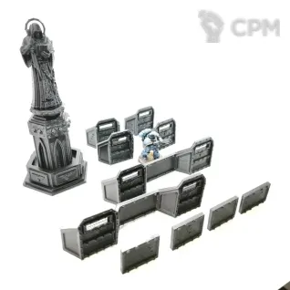 Описание картинки Cтатуя + aegis defence line от Rev127 по цене 400руб | Свободный Рынок Миниатюр - СРМ