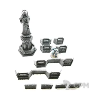 Описание картинки Cтатуя + aegis defence line от Rev127 по цене 400руб | Свободный Рынок Миниатюр - СРМ