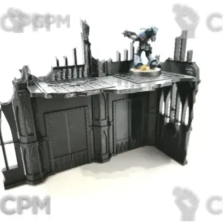 Описание картинки 2 этажная руина Mechanicus от Rev127 по цене 400руб | Свободный Рынок Миниатюр - СРМ