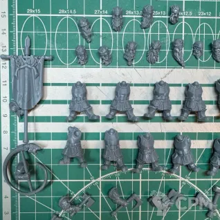 Описание картинки Dwarves Iron Legion от Recruiter по цене 600руб | Свободный Рынок Миниатюр - СРМ