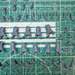 Описание картинки Dwarves Iron Legion от Recruiter по цене 600руб | Свободный Рынок Миниатюр - СРМ