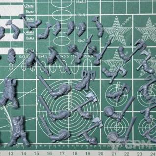 Описание картинки Dwarves Berserkers от Recruiter по цене 600руб | Свободный Рынок Миниатюр - СРМ