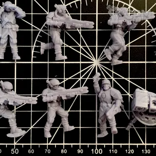 Описание картинки War Scenery - Human Auxiliaries от R.E.print по цене 600руб | Свободный Рынок Миниатюр - СРМ