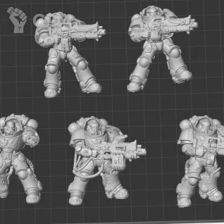Описание картинки Imperial Fist Combat Patrol от White Rhino по цене 100руб | Свободный Рынок Миниатюр - СРМ